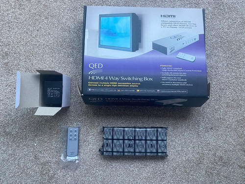 Qed hdmi way switching box - qed,