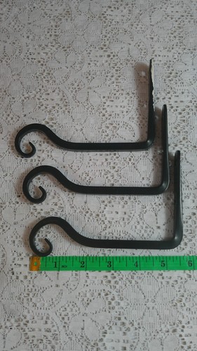 Wrought iron brackets - iron, l