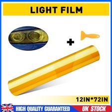 12x72" Amber Orange Headlight