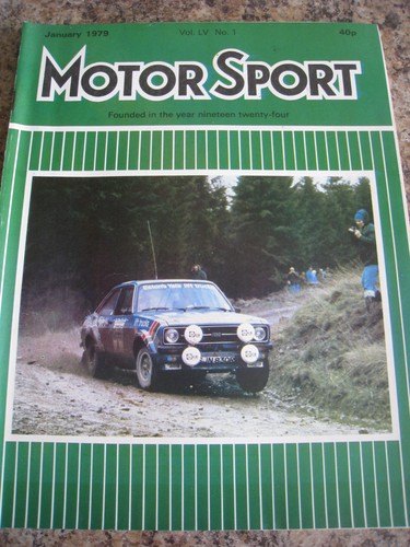 Motor sport jan 1979 thomson - 1979, &