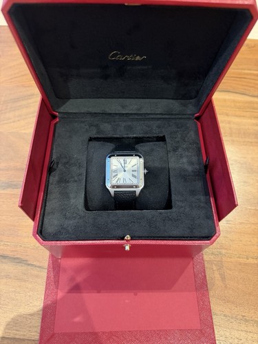 Cartier santos silver - santos, men's