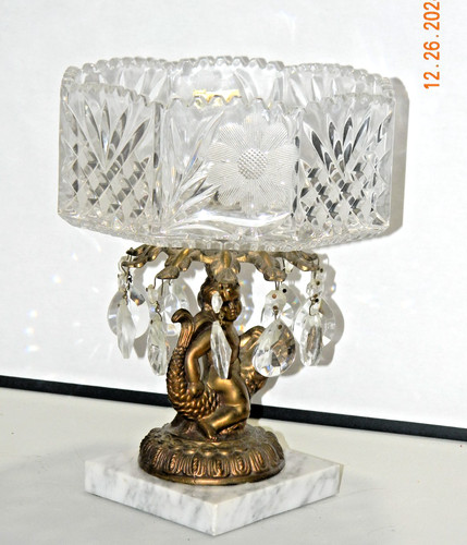Vintage cut crystal - cut, bowl
