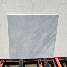Italian Carrara Marble Polished Tiles 610x610, Premium Quality from £95 Per SQM