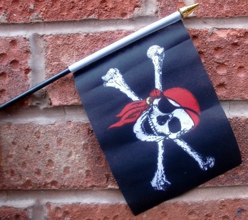Pirate with red bandana - with,