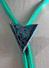 western bolo tie black tone