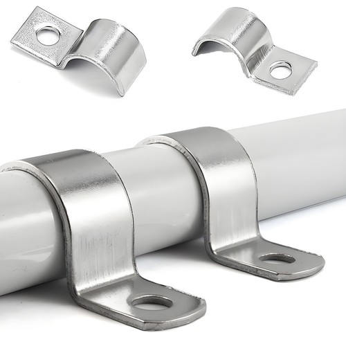 Half saddle clip clamp 304 - saddle, clip/clamp