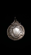 irish Silver Hall Marked Celtic Design Athletics Medal/Pocket Watch Fob