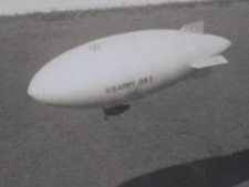 Army Air Service Blimp in Flight Photographed from Above Rare Glossy 6x8 Ohio