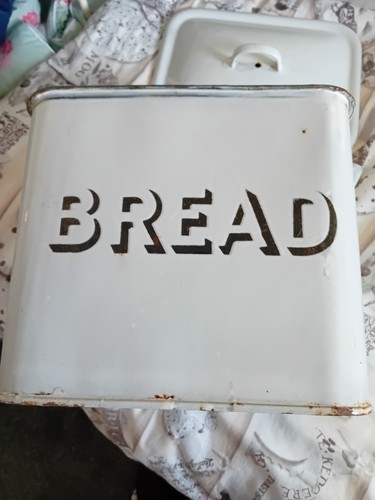 Vintage white enamel - white,