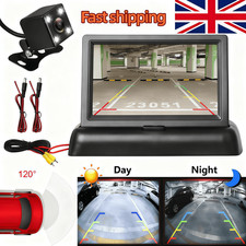 Kit HD Rear View Reversing Camera Night Vision Monitor Parking Car Van Truck Bus