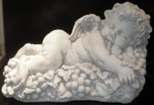 Latex Mould for making  large Sleeping Cherub