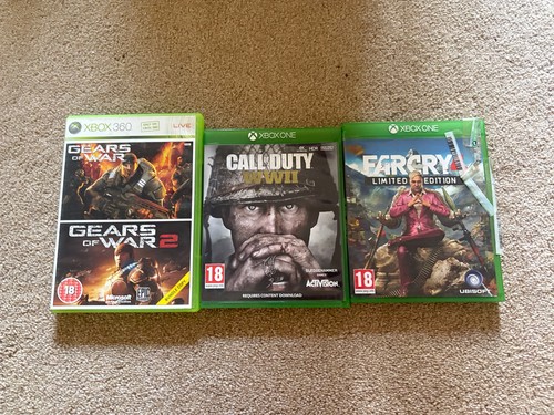Xbox games bundle - x3, used