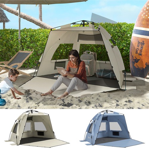 Pop beach tent for 3 - up,