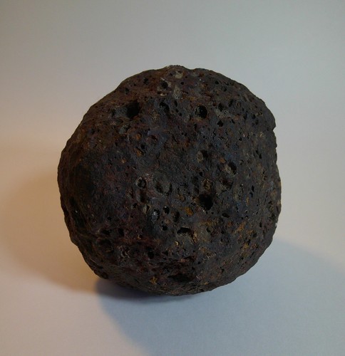 Antique iron cannon ball - antique,