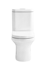 Close Coupled Toilet Rimless Modern Bathroom WC Short Projection Soft Close Seat