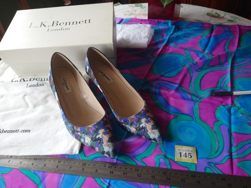 Bennett shoes blue floral - bennett,