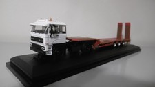 Oxford Modern Truck DAF 2800 Nooteboom Low Loader Trailer Ramps RED 1:76 #DFLL2