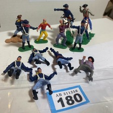 NP180 Timpo Toy Soldiers Vintage Wild West Cowboys Cavalry Horseback Bundle
