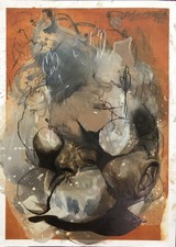 Original Painting in Oil and Mixed Medium on Cartridge Paper.