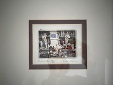 Graham Clarke Etching Print Kushikatsu Ltd Ed 100/250 Framed