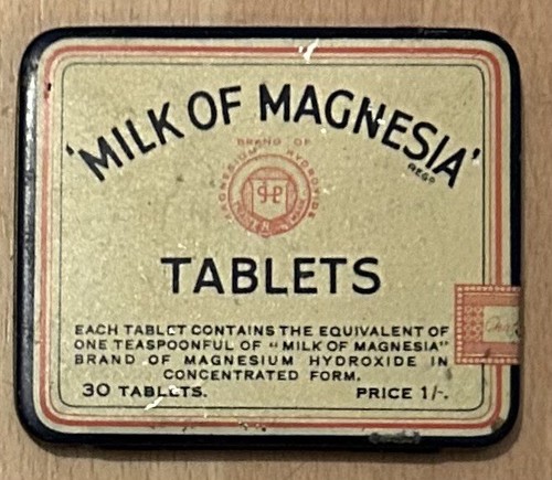 Vintage milk magnesia - of,
