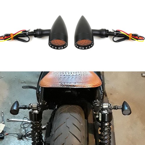Amber bullet turn signal - 2x,