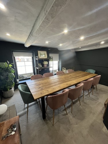 Boardroom table steel wood - table,