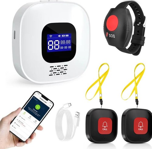 Elderly personal alarm - elderly, patient