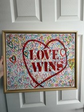 Love Wins Hand Painted Art