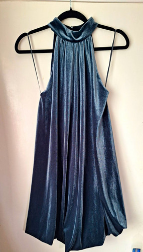 Zara grey velvet - zara, halter