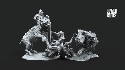 Set wolf rider tamers - wolf,