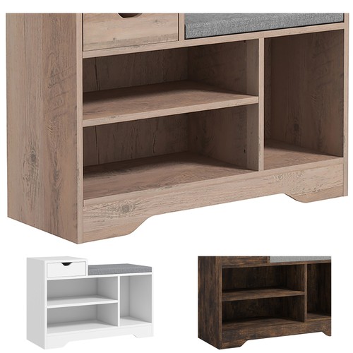 Homcom shoe bench with - bench,