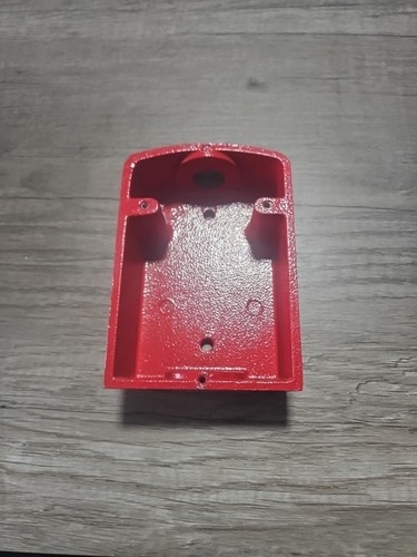 Fire alarm pull station - station, back