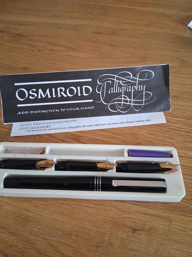 Osmiroid calligraphy set - calligraphy, 4