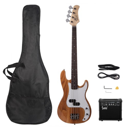 Glarry electric bass guitar - bass,