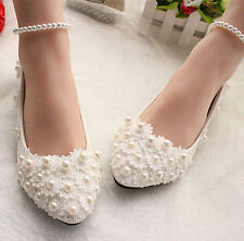 Lace flowers white ivory