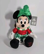 Disney Store 2021 Holiday Minnie Mouse Christmas Plush Toy Doll 14" Plush Toy