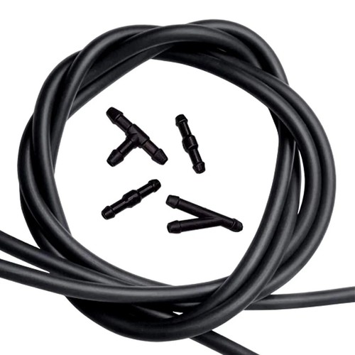 Black rubber windscreen wiper - black,