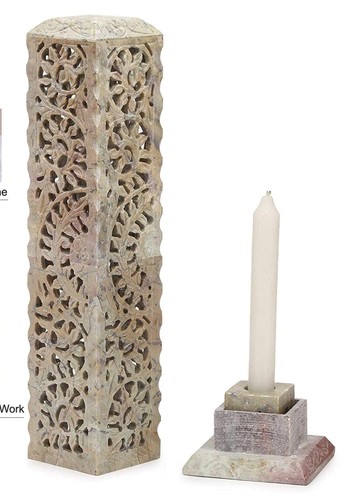 Handcarved soapstone incense - handcarved,