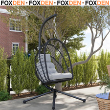 Outdoor PE Rattan Hanging Egg