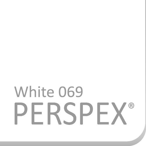 White perspex sheet - perspex, acrylic