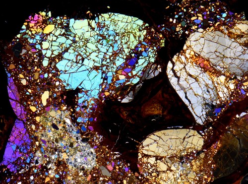 Meteorite sericho pallasite - meteorite,