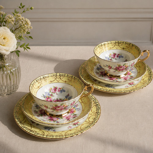 Vintage english bone china tea - bone,