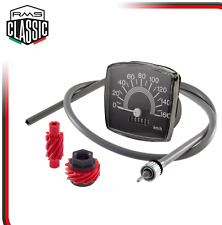 MILEAGE COUNTER KM VESPA 50 SPECIAL SPEEDOMETER 160 KMH with GEAR CABLE