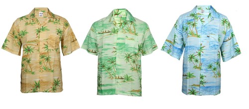 Mens hawaiian shirt - mens, stag