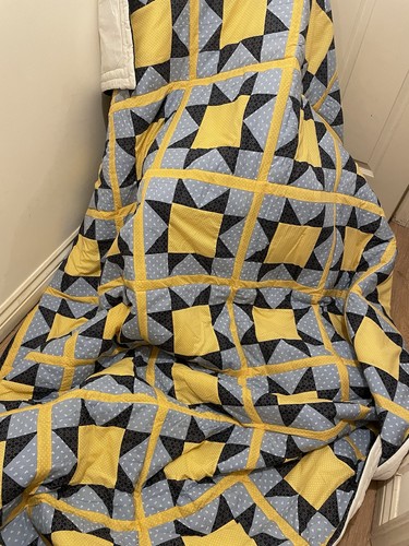 Vintage style patchwork quilt - patchwork,