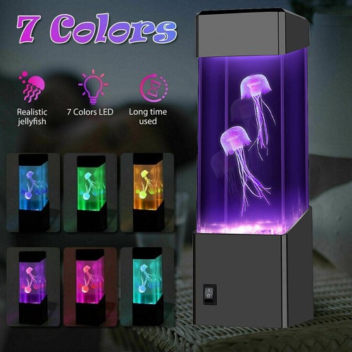 Led jellyfish lava lamp - lava,