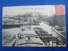 Cpa 62 Around the Bassee Shores Violaines Barge