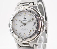 Zodiac Professional 200M Automatic 313.45.32 Gold Dot Diver Watch -Running- 35mm
