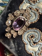 Victorian Paste Brooch Antique